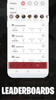 Stats for APEX Legends - Weapo android App screenshot 1